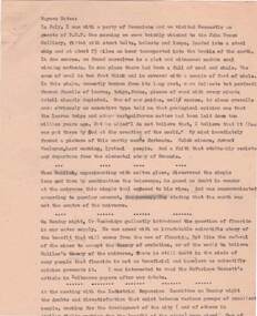Document - NORMAN OLIVER COLLECTION: MAYOR'S NOTES 1964