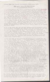 Document - EXTRACT FROM THE BENDIGO INDEPENDENT APRIL 16 1887: MYERS FAMILY/MYERS CREEK, 16th April, 1887