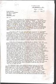 Document - INFORMATION: BILLY MIDWINTER AND MIDWINTER OVAL/INN, 1969