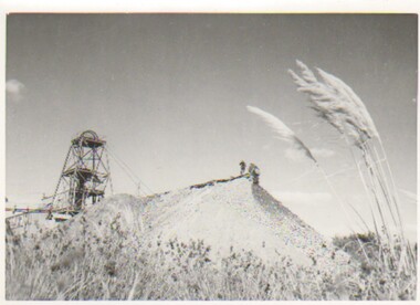 Photograph - CARWARDINE COLLECTION: CENTRAL DEBORAH MINE BENDIGO, 9th April, 1953