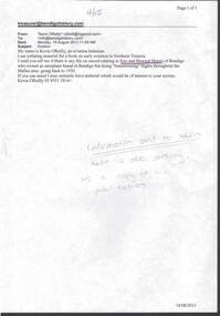 Document - ENQUIRY: ERIC AND HOWARD MORRIS