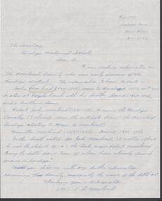 Document - LETTER: JOHN MOORHEAD AND DAVID MOORHEAD, 27th May, 1972