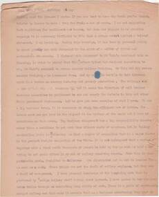 Document - NORMAN OLIVER COLLECTION: SPEECH NOTES.TALK OVER 3BO 21 MAY 1955