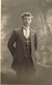 Postcard - HARRIS COLLECTION: BLACK AND WHITE MALE PHOTO IN POSTCARD FORMAT, 1886