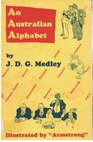 Book - ALEC H CHISHOLM COLLECTION: BOOK  ''AN AUSTRALIAN ALPHABET'' BY J.D.G.MEDLEY