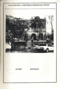 Book - EAGLEHAWK & BENDIGO HERITAGE - STUDY EXTRACT, 1993