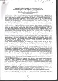 Document - AUTOBIOGRAPHY OF NELSON JAMES MEAGER, 1980