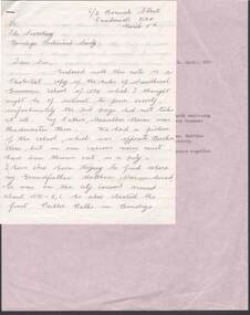 Document - CORRESPONDENCE: MASON FAMILY, March 5 1975