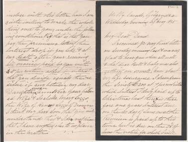 Document - E DOWLING COLLECTION: JOHN LITHGOW LETTER