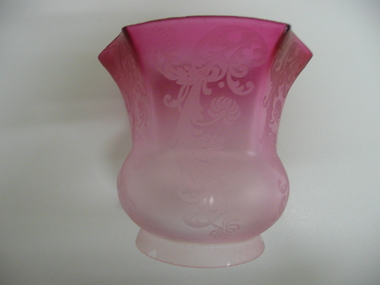 Domestic Object - PINK GLASS ETCHED SHADE