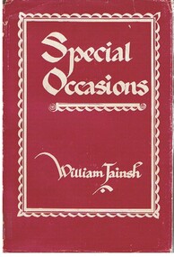 Book - ALEC H CHISHOLM COLLECTION: BOOK  ''SPECIAL OCCASIONS'' BY WILLIAM TAINSH