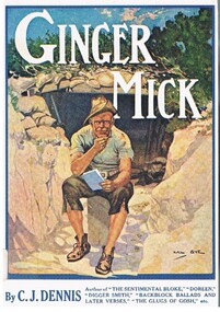 Book - ALEC H CHISHOLM COLLECTION: BOOK  'GINGER MICK' BY C.J.DENNIS