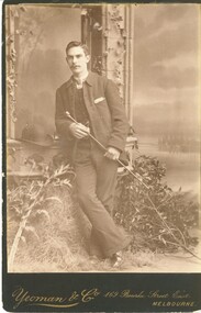 Photograph - HARRIS COLLECTION:  PHOTO OF MAN, ninteenth century