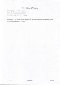Document - NEW CHUM & VICTORIA LINES OF REEF - NOTES ON NEW CHUM & VICTORIA