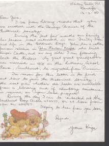 Document - KNIPE FAMILY LETTER, 13th March, 1980