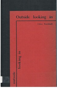 Book - ALEC H CHISHOLM COLLECTION: BOOK  'OUTSIDE LOOKING IN' BY CLIVE TURNBULL