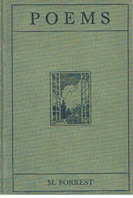 Book - ALEC H CHISHOLM COLLECTION: BOOK 'POEMS' BY M. FORREST