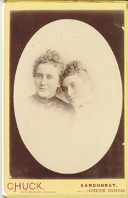 Photograph - HARRIS COLLECTION: HEAD AND SHOULDERS OF TWO FEMALES, 1910s