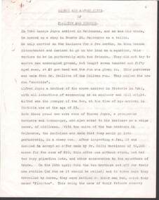 Document - GEORGE JOYCE AND ALFRED JOYCE OF PLAISTOW AND NORWOOD