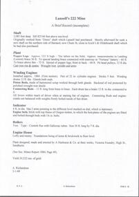 Document - LANSELL'S 222 MINE NOTES ON LANSELL'S 222 MINE