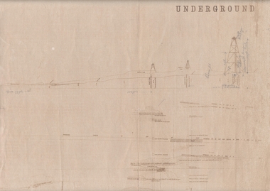 Map - UNDERGROUND SECTION OF 3 MINES