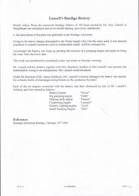 Document - LANSELL'S BENDIGO BATTERY - NOTES ON LANSELL'S BENDIGO BATTERY