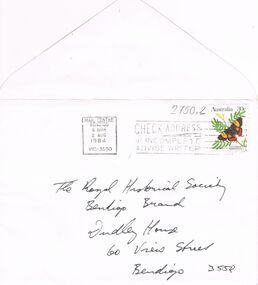 Document - REPLY TO SYMPATHY LETTER RE: DEATH OF LEO REOCH COHN