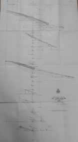Map - GREAT EXTENDED HUSTLER'S MINE - LONGITUDINAL SECTION OF THE GREAT EXTENDED HUSTLER'S MINE