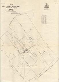 Map - GREAT EXTENDED HUSTLER'S MINE - PLAN OF THE GREAT EXTENDED HUSTLER'S MINE
