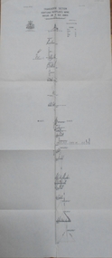 Map - FORTUNA HUSTLER'S MINE - TRANSVERSE SECTION OF THE FORTUNA HUSTLER'S MINE
