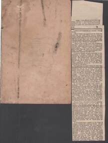 Document - HARRIS COLLECTION: EPHEMERA (AXEDALE)