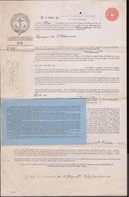 Document - HARRIS COLLECTION:  SHIPPING INSURANCE DOCUMENT (LLOYDS), 12th October, 1907