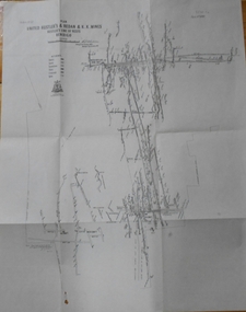 Map - UNITED HUSTLER'S & REDAN & K. K. MINES - PLAN OF UNITED HUSTLER'S & REDAN & K. K. MINES