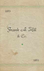 Document - BOOKLET: FRANK A HILL & CO