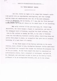 Document - THE 'BOLD BENDIGO' THEORY: NAMING OF BENDIGO