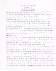 Document - CAPTAIN JOHN HEPBURN: FROM SEA TO SQUATTING