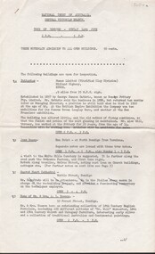 Document - NATIONAL TRUST COLLECTION: TOUR OF BENDIGO NOTES