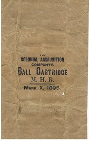 Ephemera - AMMUNITION WRAPPING PAPER