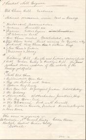 Document - CENTRAL NELL GWYNNE - OLD CHUM HILL FEATURES