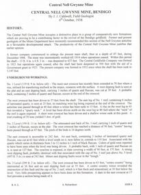 Document - CENTRAL NELL GWYNNE - HISTORY OF THE CENTRAL NELL GWYNNE