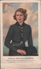Document - LYDIA CHANCELLOR COLLECTION; HRH THE PRINCESS ELIZABETH PORTRAIT  (2 COPIES)