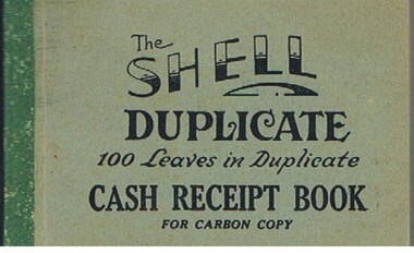 Document - LYDIA CHANCELLOR COLLECTION; CASH RECEIPT BOOK