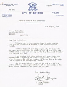 Document - CENTRAL DEBORAH GOLD MINE - LETTER