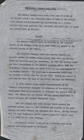 Document - CENTRAL DEBORAH GOLD MINE - HISTORY OF CENTRAL DEBORAH GOLD MINE