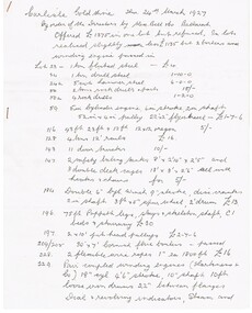 Document - CARLISLE GOLD MINE - AUCTION LOTS