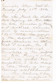 Document - L. PROUT COLLECTION: REFERENCE FOR BUSINESS QUALIFICATION