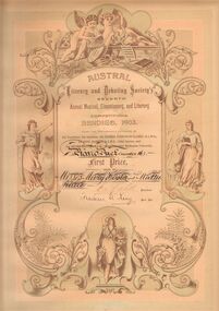 Document - FOSTER AND WILSON COLLECTION: PIANO CERTIFICATE