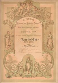 Document - FOSTER AND WILSON COLLECTION: VIOLIN CERTIFICATE