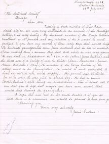 Document - CORRESPONDENCE:  DESCENDANTS OF GEORGE GUTHRIE, 1975