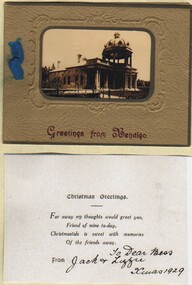 Photograph - CARWARDINE COLLECTION: SOLDIERS MEMORIAL HALL, BENDIGO, 1929